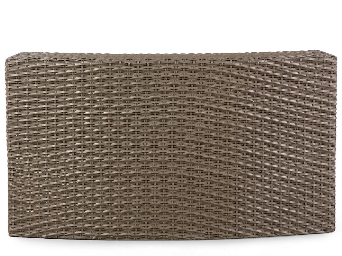 Conjunto De Jardín Con Sofá De Ratán Y Mesa De Café En Marrón Claro SEVERO - Imagen 12