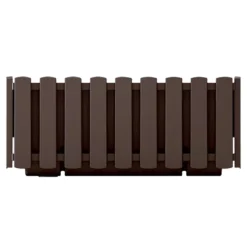 Prosperplast Jardinera Para Balc贸n BOARDEE FENCYCASE, Dimensiones (mm) 580x180x162, Color Marr贸n