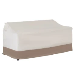 Outsunny Funda Protectora Para Banco 2-3 Plaza Cubierta De Muebles Impermeable Exterior Jardín Protección Contra Lluvia Y Sol 152x87x59/79cm 600D Tela Oxford
