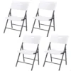 Pack 4 Sillas Plegables Blancas Lifetime