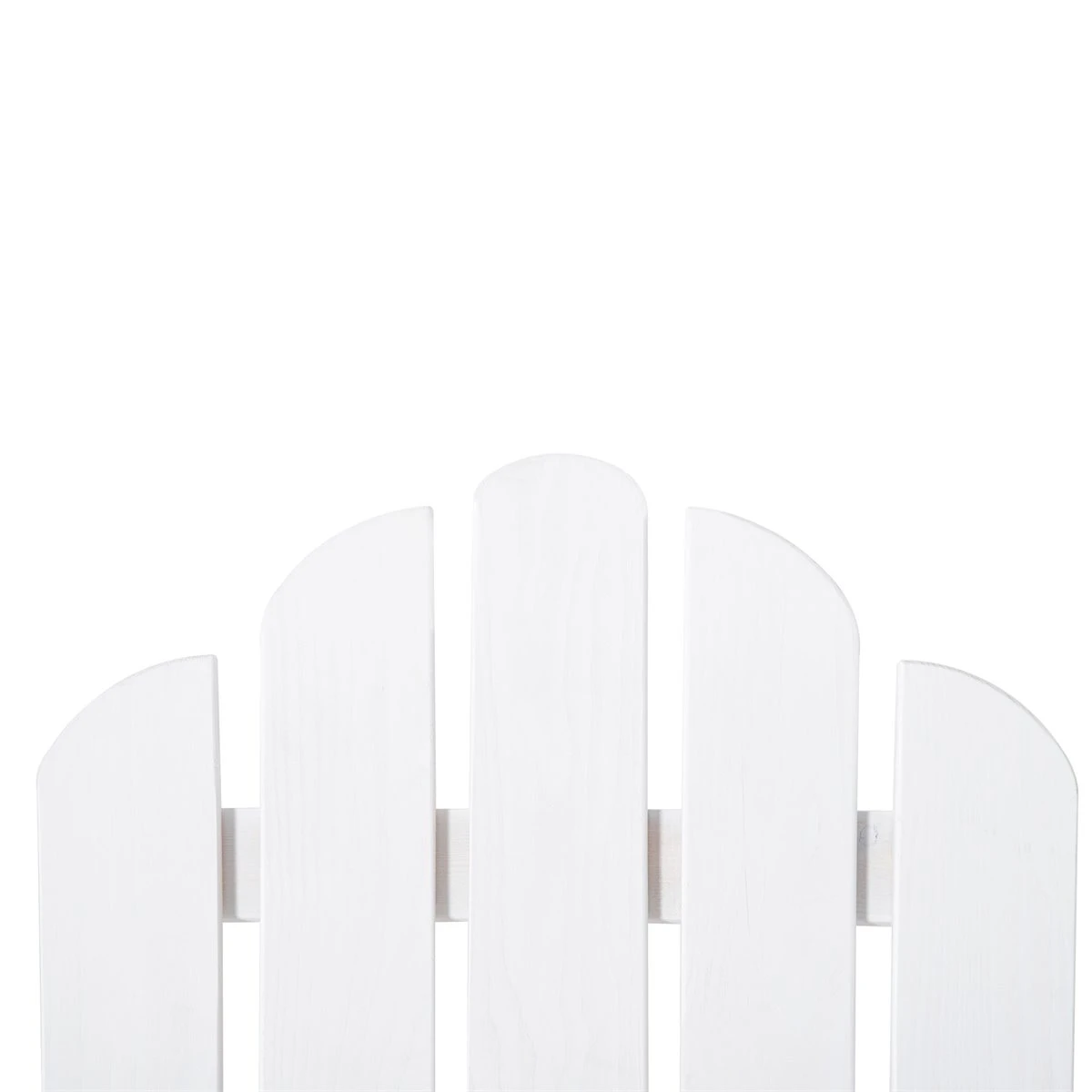 Outsunny Silla Adirondack De Madera Plegable Silla De Jardín Con Reposabrazos Y Respaldo Alto Para Terraza Balcón Exterior Carga Max. 113 Kg 73x73x92 Cm Blanco - Imagen 4