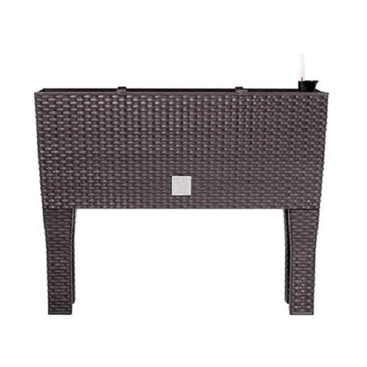 Jardinera C/patasmod. Rato Jh 600. C/autorriego 60x25x46cm. Chocolate