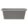 Prosperplast Jardinera Para Balcón Con Base Respana Set , Dimensiones (Mm) 885X184X150, Color Gris Piedra