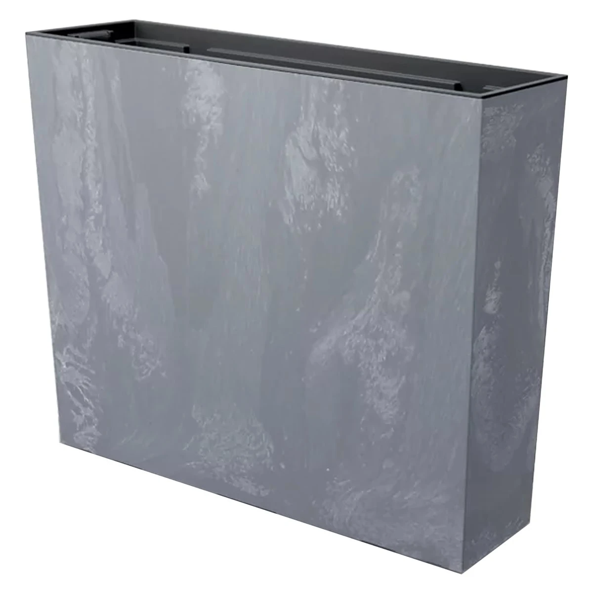 Prosperplast Jardinera Para Balcón Urbi Case Beton Effect , Con Depósito, Dimensiones (Mm) 580X180X498, Color Marengo