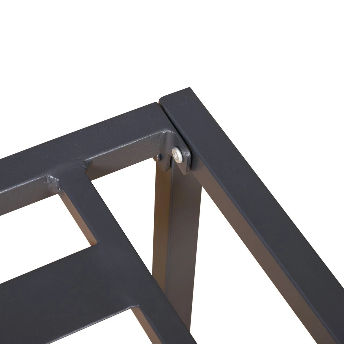 Outsunny Conjunto Mueble Exterior Apto Jardin Incluye 2 Sillas 2 Taburetes 1 Mesa Para Café Con Cojín Suave 5 Niveles En Respaldo Reclinable Gris Y Negro 50x50x82/77/70/60/50cm - Imagen 8