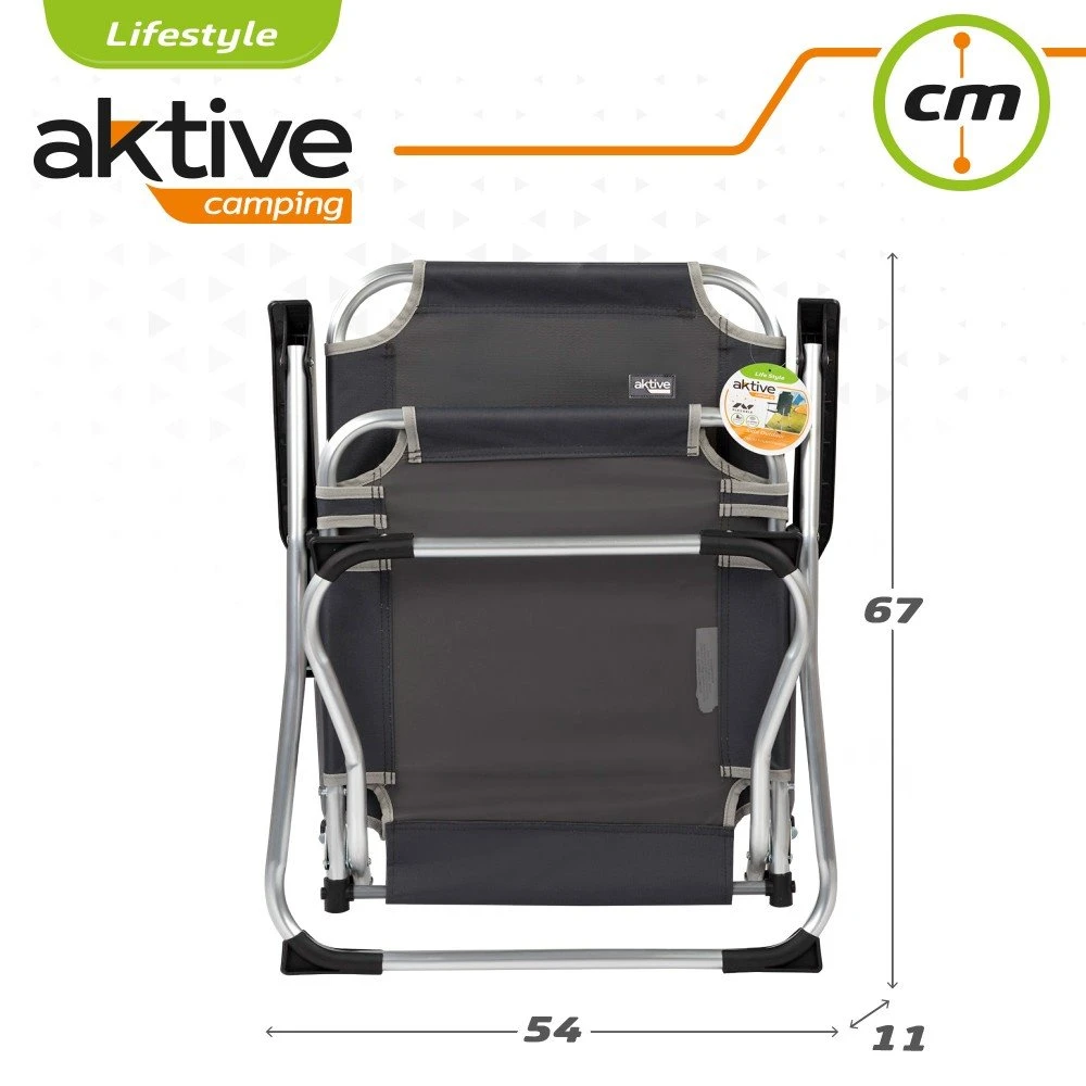 Silla Plegable De Aluminio Fija Aktive - Imagen 7