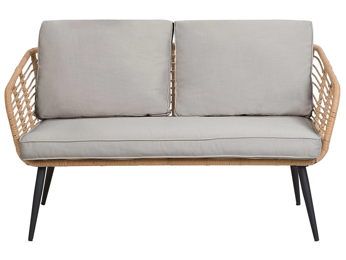 Conjunto De Jardín 4 Plazas Color Natural CORINTH II - Imagen 4