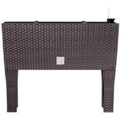 Jardinera C/patas.mod. Rato Jh 800. C/autorriego 80x33x65cm. Chocolate