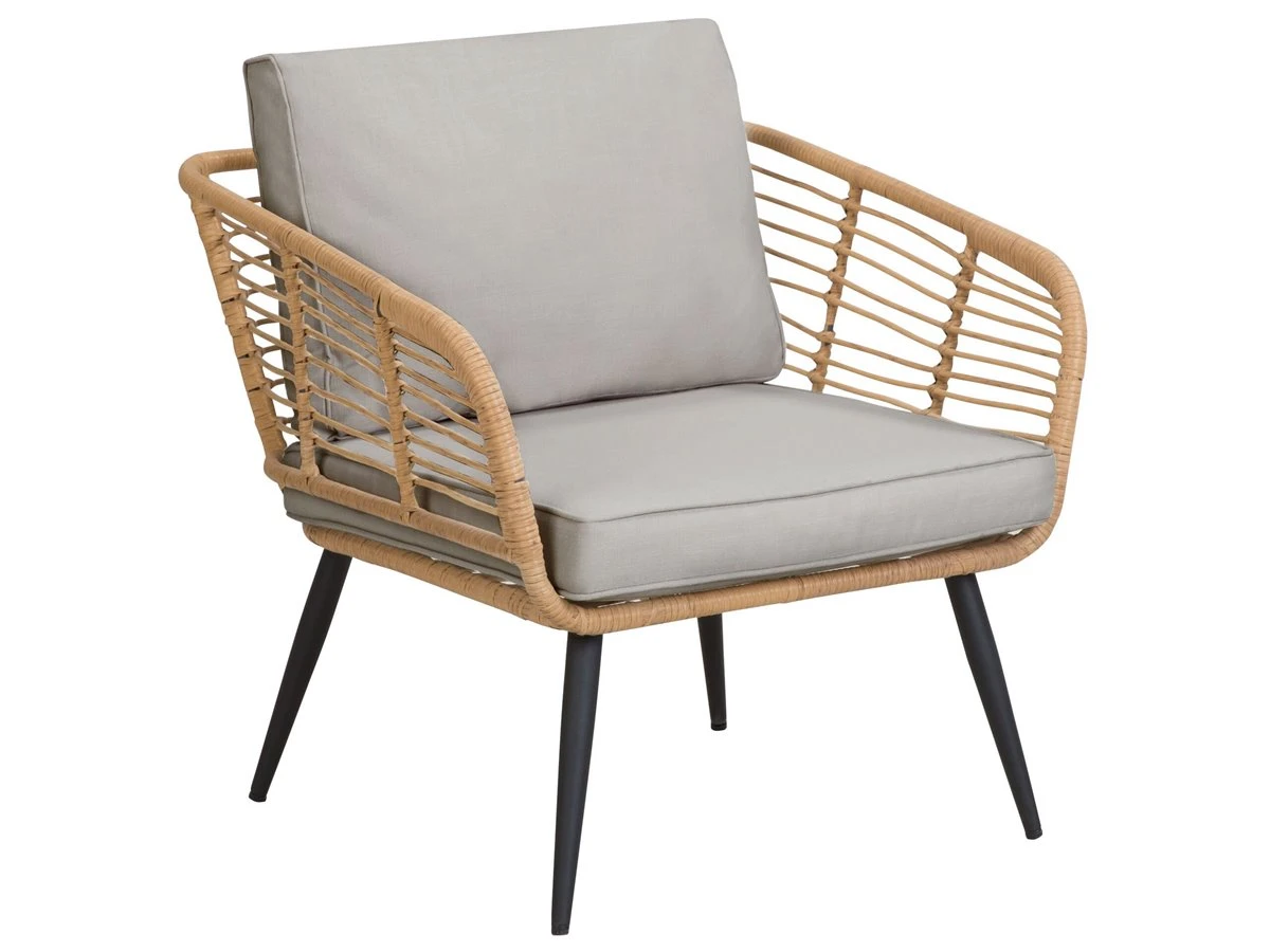 Conjunto De Jardín 4 Plazas Color Natural CORINTH II - Imagen 8