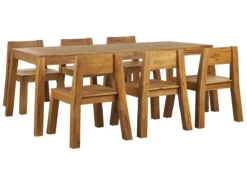 Conjunto De Jardín De Madera De Acacia Mesa Y Sillas LIVORNO