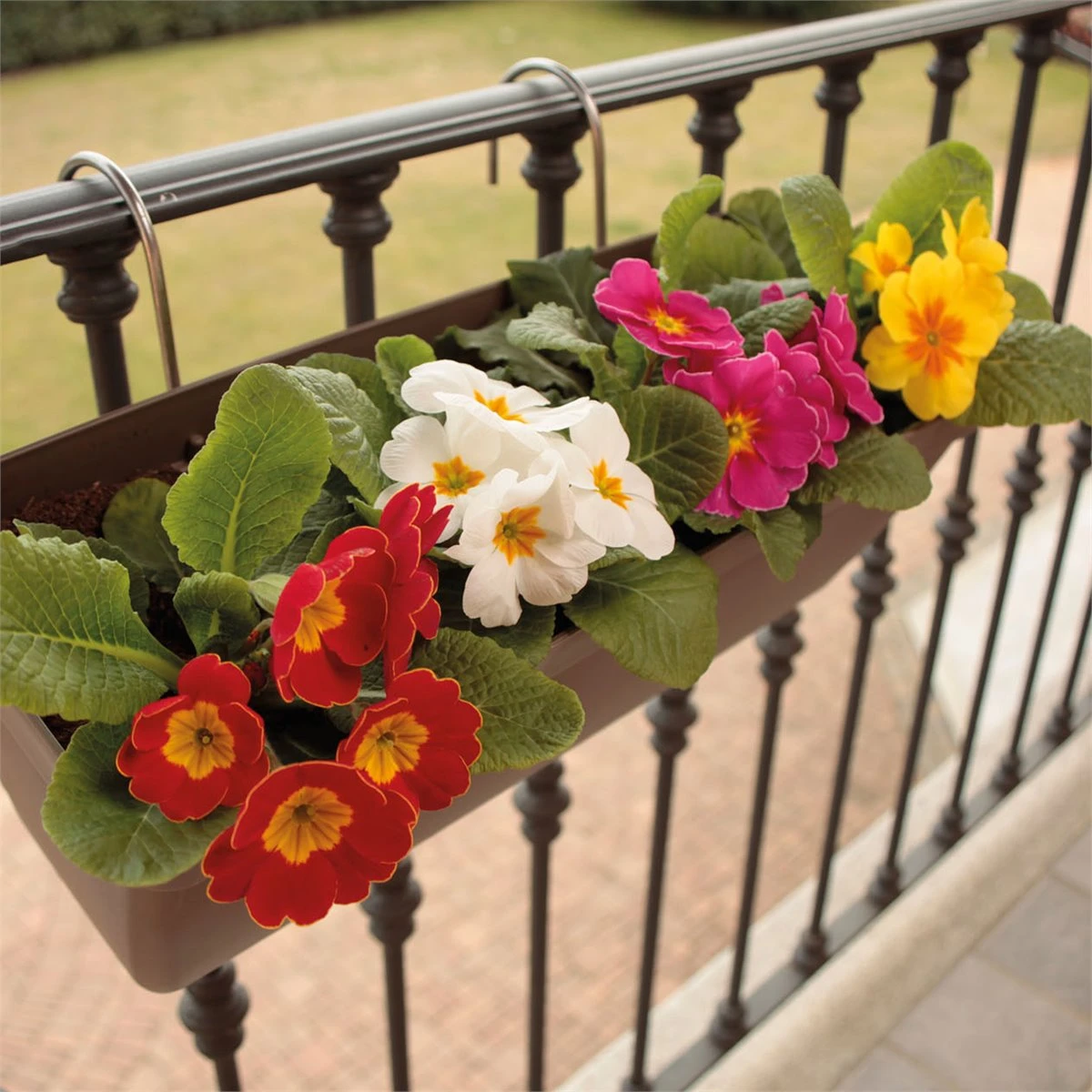 Jardinera 60 Cm Con Soporte De Fijación Curvo - Imagen 4