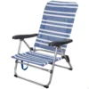 Silla Playa Plegable Baja 5 Posiciones Marinera Aktive 46,5x50x85 Cm