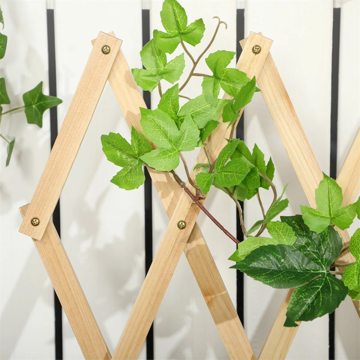 Outsunny Huerto Urbano Elevado De Madera Con Ruedas Mesa De Cultivo Con Enrejado Cama De Jardín Elevado Con Tela No Tejida Y Orificio De Drenaje Para Plantas Flores 79x29x130 Cm Natural - Imagen 9