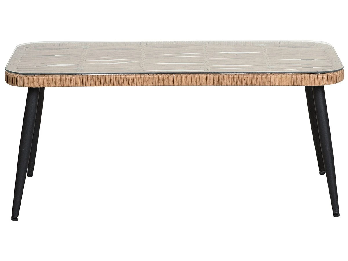 Conjunto De Jardín 4 Plazas Color Natural CORINTH II - Imagen 10