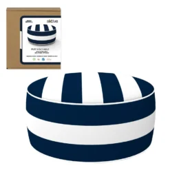 Puff Hinchable Ottoman Resistente Al Agua Colonial Azul Aktive