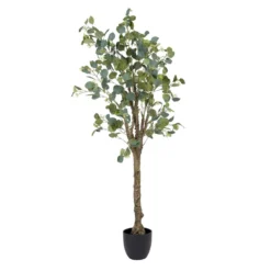 Planta Decorativa 78 X 68 X 150 Cm Verde PVC Eucalipto