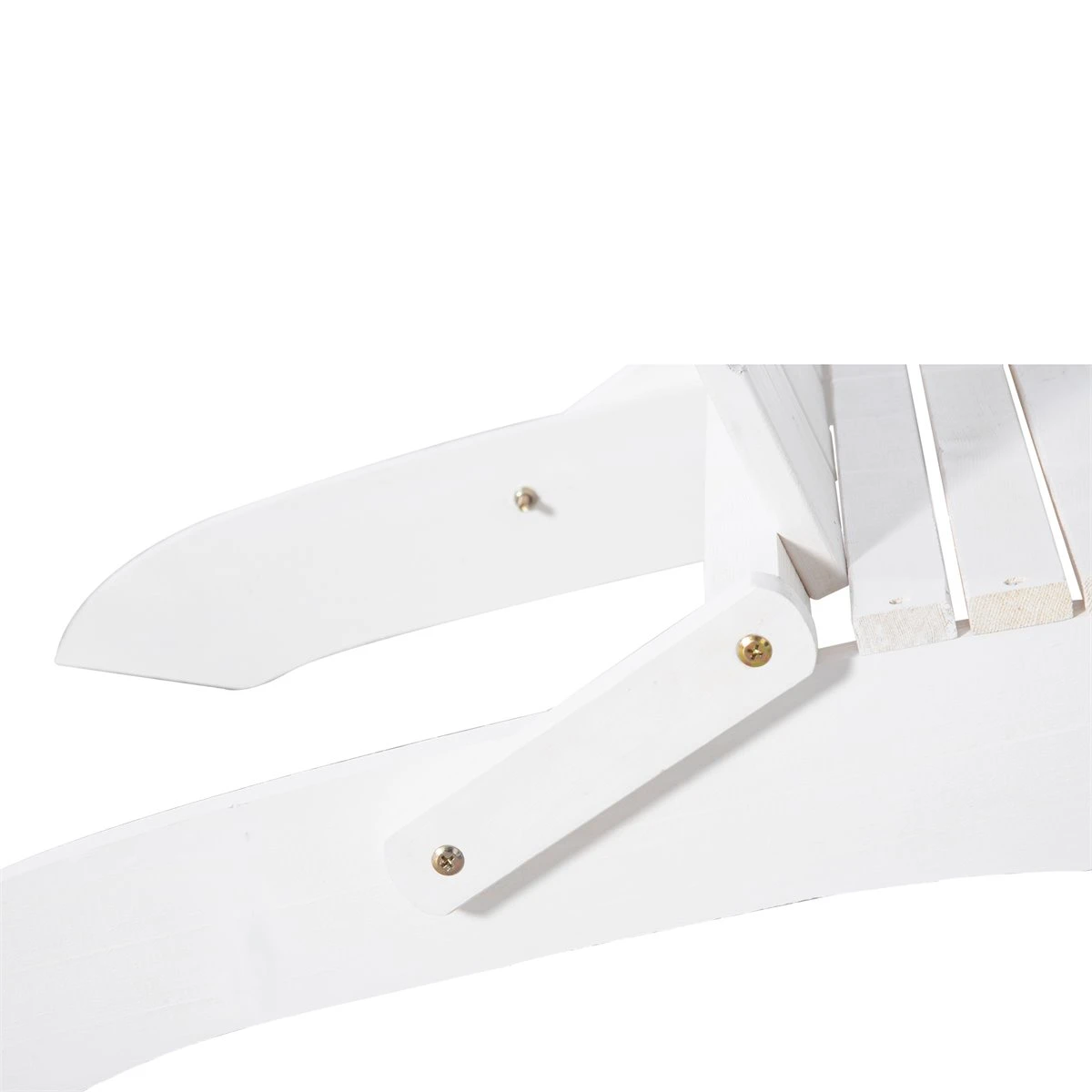 Outsunny Silla Adirondack De Madera Plegable Silla De Jardín Con Reposabrazos Y Respaldo Alto Para Terraza Balcón Exterior Carga Max. 113 Kg 73x73x92 Cm Blanco - Imagen 6