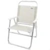 Silla Plegable Fija Aluminio Aktive Beach Beige