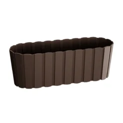Prosperplast Jardinera Para Balc贸n BOARDEE BASIC 4,9L., Dimensiones (mm) 383x144x130, Color Marr贸n