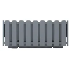 Prosperplast Jardinera Para Balc贸n BOARDEE FENCYCASE, Dimensiones (mm) 580x180x162, Color Gris Piedra