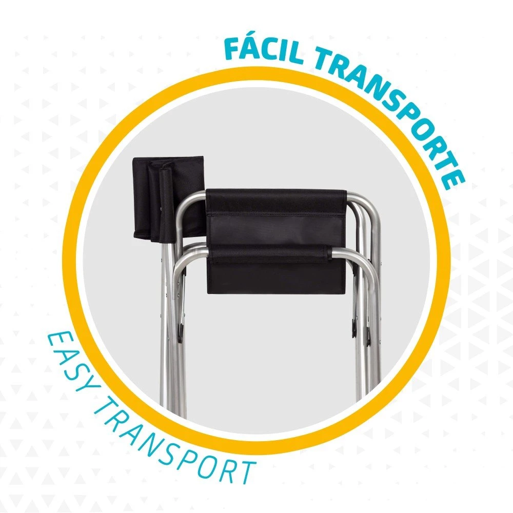 Silla Director Plegable Negra Aktive - Imagen 4