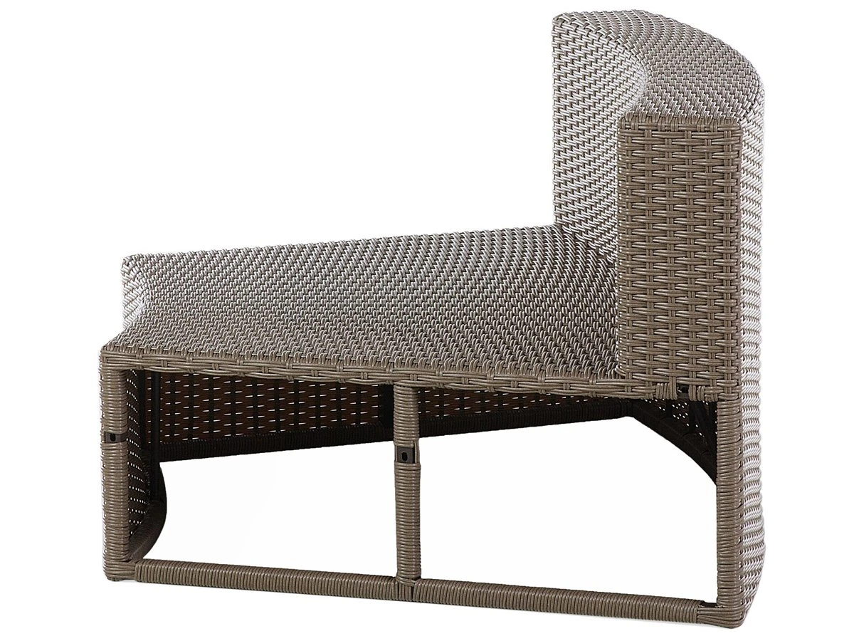 Conjunto De Jardín Con Sofá De Ratán Y Mesa De Café En Marrón Claro SEVERO - Imagen 11