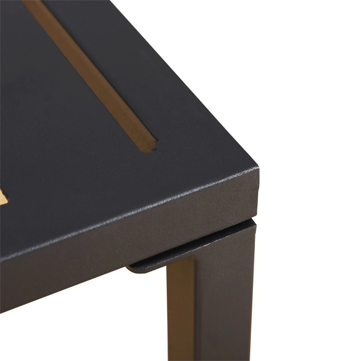 Outsunny Conjunto Mueble Exterior Apto Jardin Incluye 2 Sillas 2 Taburetes 1 Mesa Para Café Con Cojín Suave 5 Niveles En Respaldo Reclinable Gris Y Negro 50x50x82/77/70/60/50cm - Imagen 10