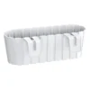 Prosperplast Jardinera Para Balcón BOARDEE HOOK 4,9L., Dimensiones (mm) 383x212x130, Color Blanco