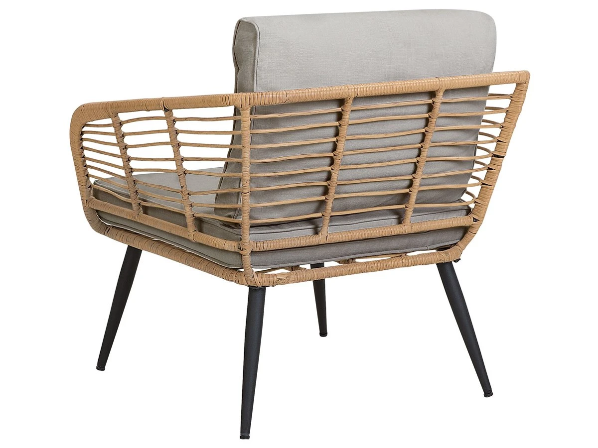 Conjunto De Jardín 4 Plazas Color Natural CORINTH II - Imagen 9